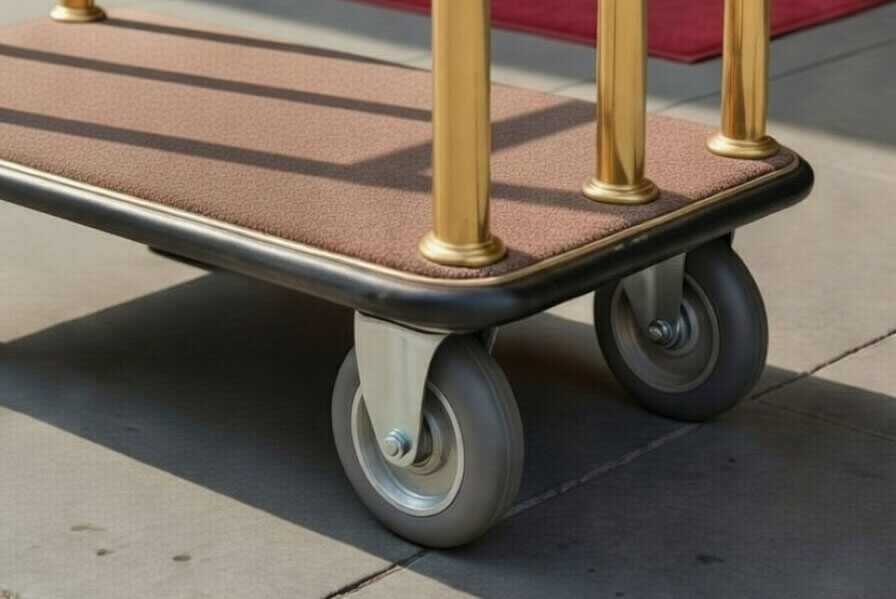 Hotel trolley for luggage
