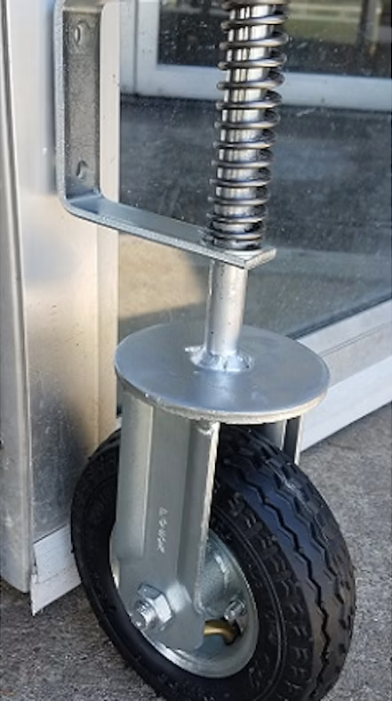 Custom Spring Loaded Gate Caster